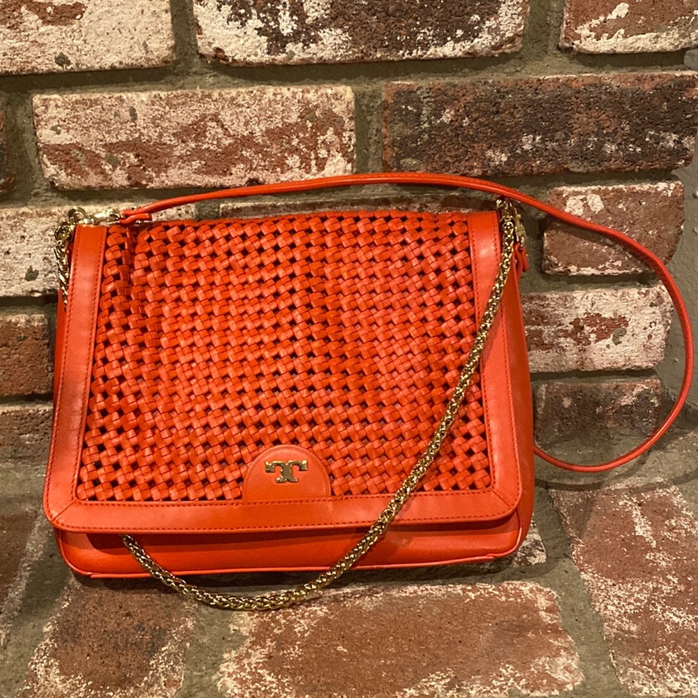TORY BURCH ERICA TOTE- Red
